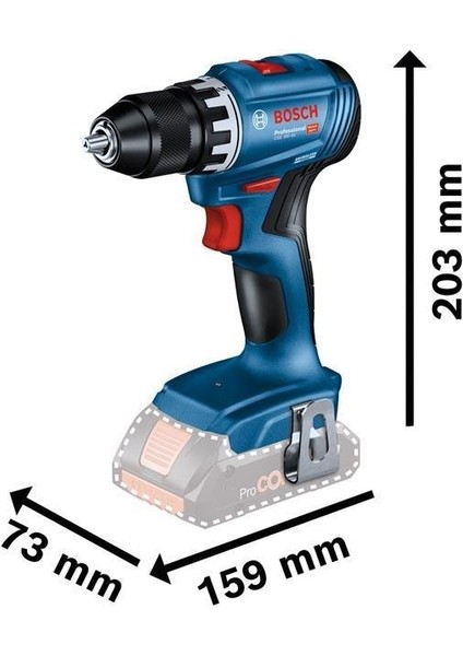 Professional Gsr 18V-45 + Gws 18V-8 + Gbh 18V-22 3X18V 4.0AH Akülü Kombo Kit - 0615A5007L fırsatları