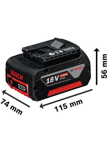 Professional Gsr 18V-45 + Gws 18V-8 + Gbh 18V-22 3X18V 4.0AH Akülü Kombo Kit - 0615A5007L