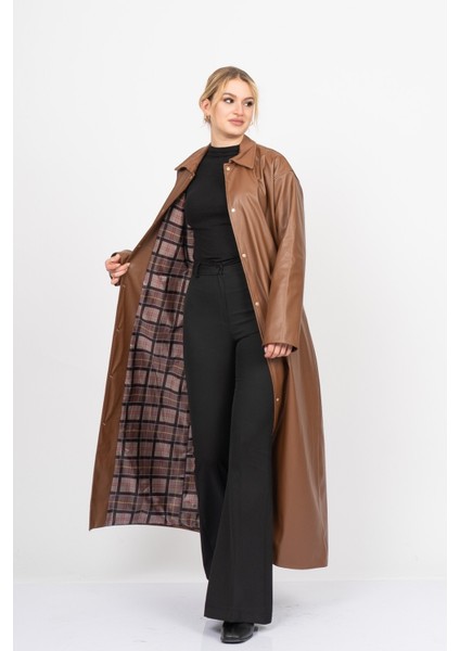 Adell Deri Uzun Pardesü Trenç 2631