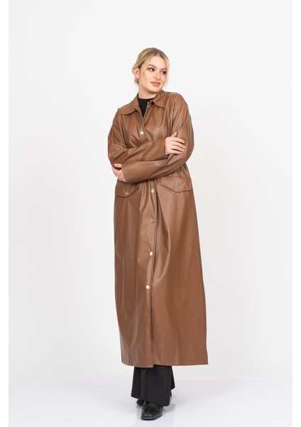 Adell Deri Uzun Pardesü Trenç 2631 modelleri