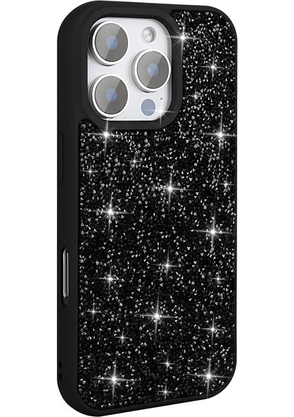 Apple iPhone 16 Pro Max Kılıf Parlak Taşlı Tasarım Zore Pırlanta Kapak fiyatları