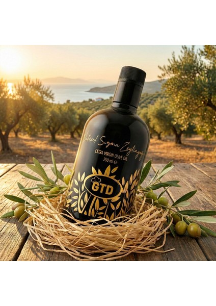 Premium Natürel Sızma Zeytinyağı | Erken Hasat Soğuk Sıkım | Özel Seri Siyah Cam Şişe | 250 ml modelleri