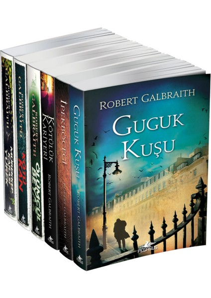 Cormoran Strike Serisi Seti (6 Kitap Takım) – Robert Galbraith | Polisiye Romanlar
