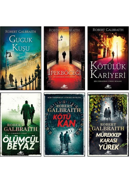 Cormoran Strike Serisi Seti (6 Kitap Takım) – Robert Galbraith | Polisiye Romanlar fiyatları