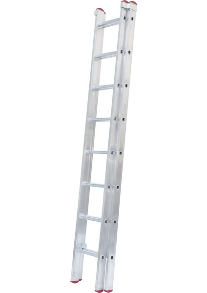 Alüminyum Sürgülü Merdiven 2x2,5 M – 8+8 Basamak, Maks 5,40 M modelleri
