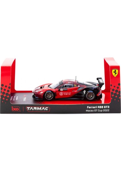 Tarmac Works x Ixo Models 1/64 Ferrari 488 Gt3 Macau Gt Cup 2022 Harmony Racing #51 fiyatları