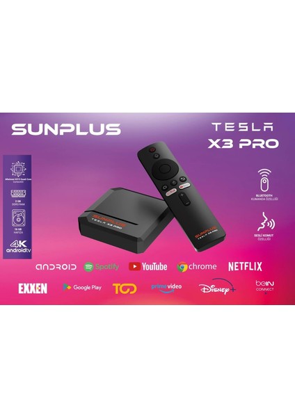 Tesla X3 Pro Serıes CORTEXA53 Androıd Ddr3 2gb 16GB Tv Box fiyatları