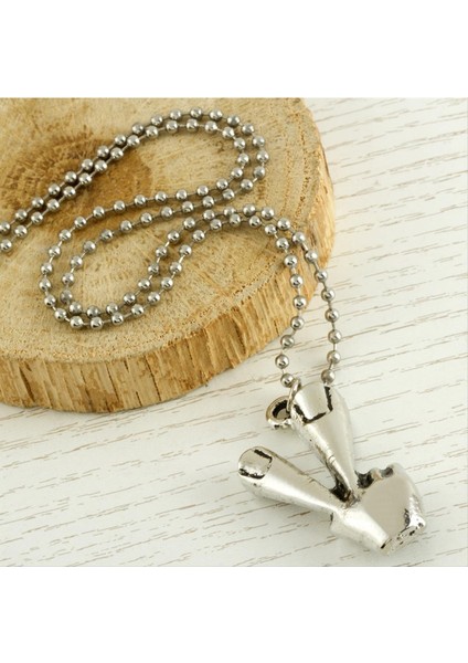 Okey Işaretli Metal Kolye