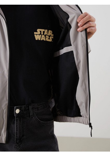 Xsıde Bej Standart Kalıp Kapüşonlu Erkek Yağmurluk fırsatları