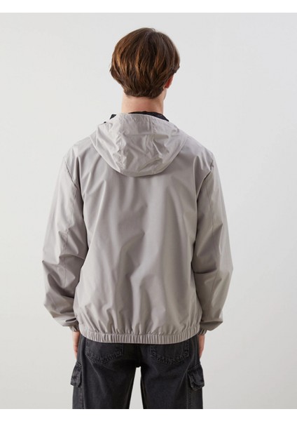 Xsıde Bej Standart Kalıp Kapüşonlu Erkek Yağmurluk indirimleri