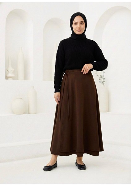 Ön Kapak Detay Scuba Etek-Kahve
