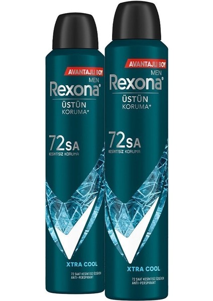 Men Erkek Sprey Deodorant Xtra Cool 72 Saat Kesintisiz Üstün Koruma 200 ml X2 fiyatları