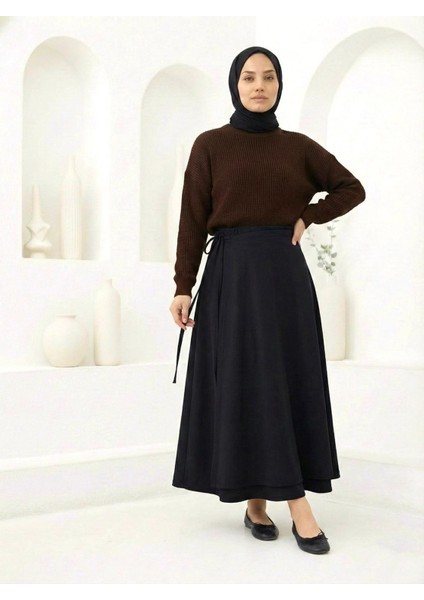 Ön Kapak Detay Scuba Etek-Siyah fiyatları