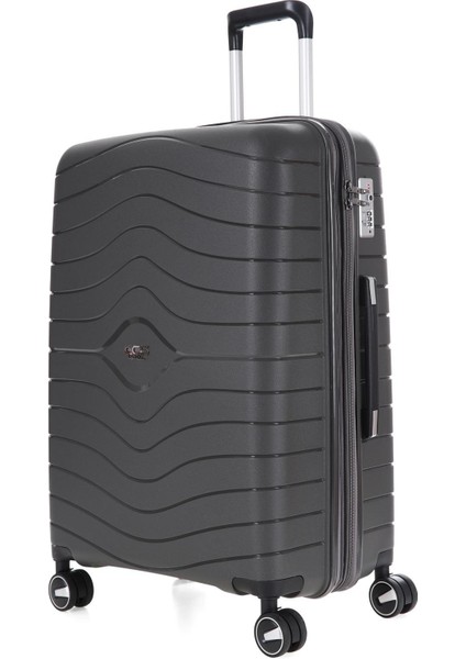 Ultra Hafif Polipropilen Körüklü Ekstra Hacim Büyük +Makyaj 2 Li Valiz Seti fiyatları