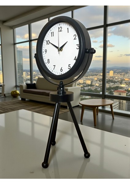 Zentime Siyah Zarif Üç Ayaklı Masa Saati fırsatları