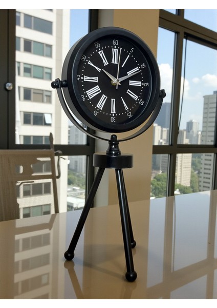 Zentime Siyah Zarif Üç Ayaklı Masa Saati fırsatları