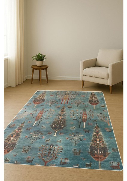 Parlak Parlak Kadife Kumaş Dijital Baskı Etnik Desenli Dot Kaymaz Tabanlı Halı Kumaş Dijital Baskı Dot Kaymaz Tabanlı Mutfak Halısı H0817