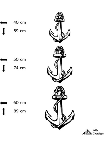 Deniz Çapası Temalı Ahşap Duvar Tablosu indirimleri
