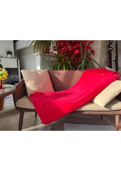 Wellsoft Tek Kişilik Battaniye |fuşya | 150X200 cm