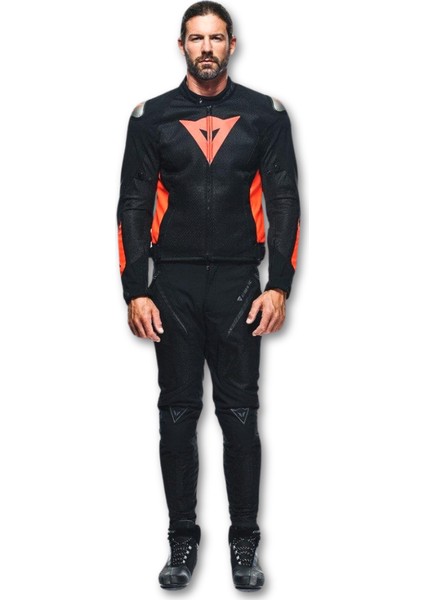 Energyca Air Black Fluo Red Tekstil Motosiklet Mont 50 modelleri