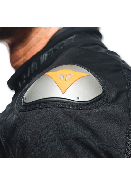 Energyca Air Black Fluo Red Tekstil Motosiklet Mont 50