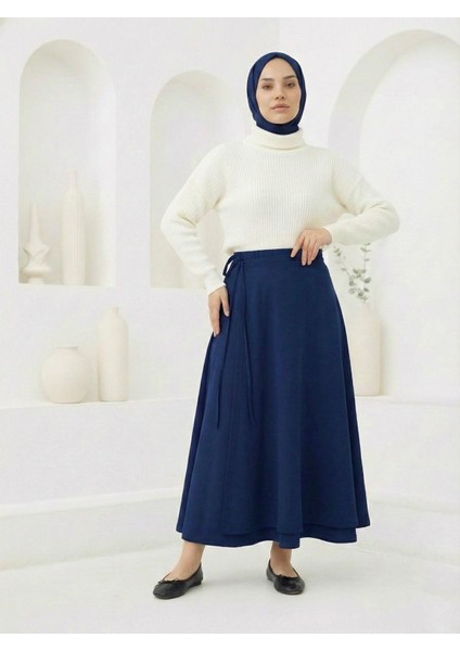 Ön Kapak Detay Scuba Etek-Lacivert modelleri