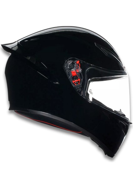 K1 S Mono Black Kapalı Motosiklet Kaskı - Parlak Siyah M fiyatları
