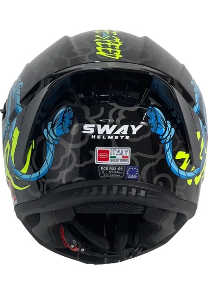 Sway SW‑869 Hero Full‑face Motosiklet Kask L fırsatları