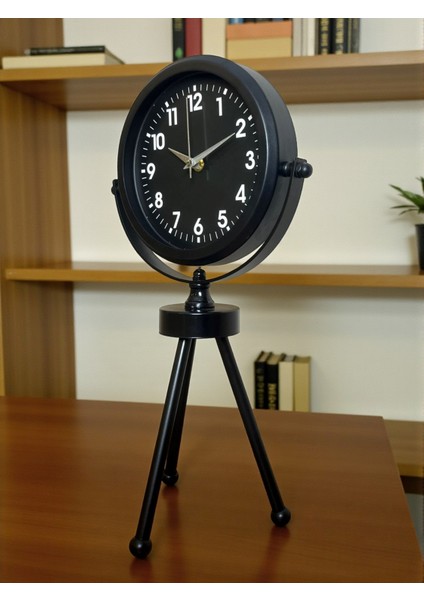 Zentime Siyah Zarif Üç Ayaklı Masa Saati fırsatları