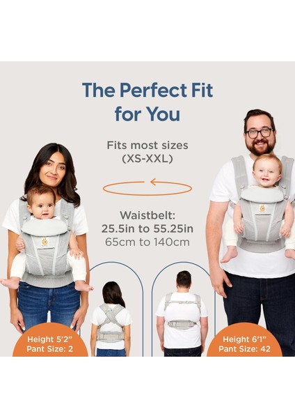 Omni Deluxe Soft Touch %100 Pamuklu (Onyx Black) , 4 Farklı Taşıma Pozisyonlu Ergonomik Kanguru , 0-4 Yaş Yeni Doğan ve Küçük Çocuklar Için