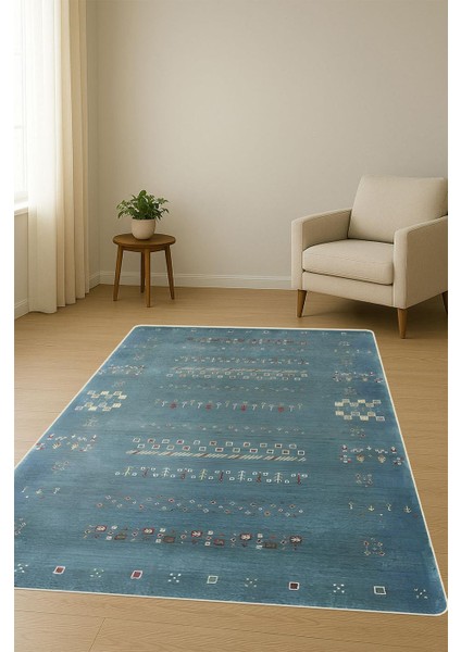 Parlak Parlak Kadife Kumaş Dijital Baskı Etnik Desenli Dot Kaymaz Tabanlı Halı Kumaş Dijital Baskı Dot Kaymaz Tabanlı Mutfak Halısı H0819