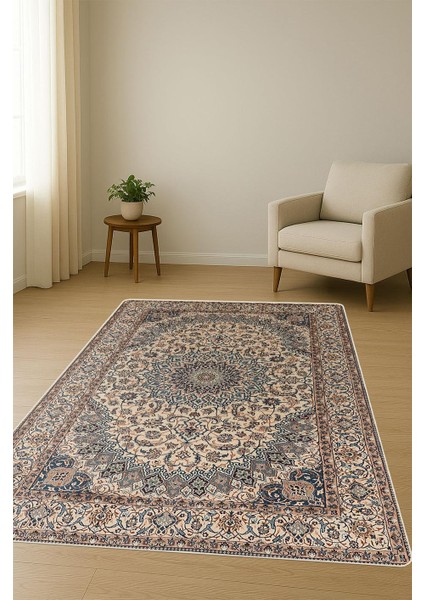 Klasik Desen Dijital Baskı Kaymaz Taban Halı H1100 fiyatları