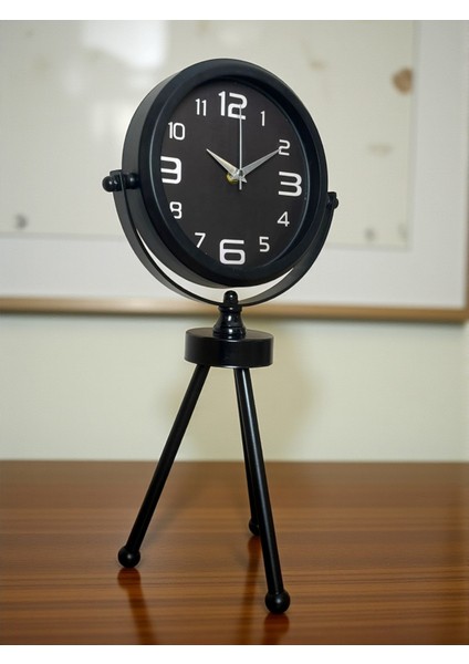 Zentime Siyah Zarif Üç Ayaklı Masa Saati fırsatları