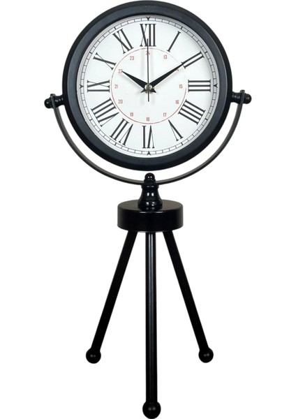 Zentime Siyah Zarif Üç Ayaklı Masa Saati fiyatları