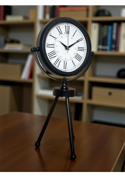 Zentime Siyah Zarif Üç Ayaklı Masa Saati fırsatları