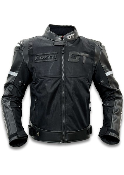 Titan Siyah Hörgüçlü Motosiklet Montu - 2003001 2xl