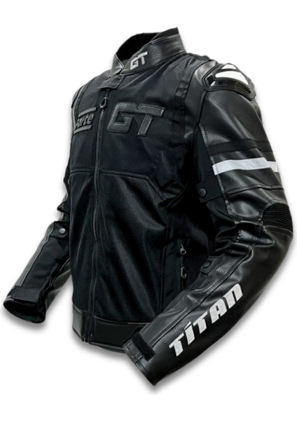 Titan Siyah Hörgüçlü Motosiklet Montu - 2003001 2xl fiyatları