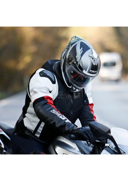 Titan Siyah Hörgüçlü Motosiklet Montu - 2003001 2xl