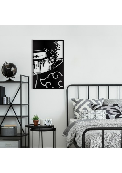 Akatsuki Naruto Temalı Ahşap Duvar Tablosu