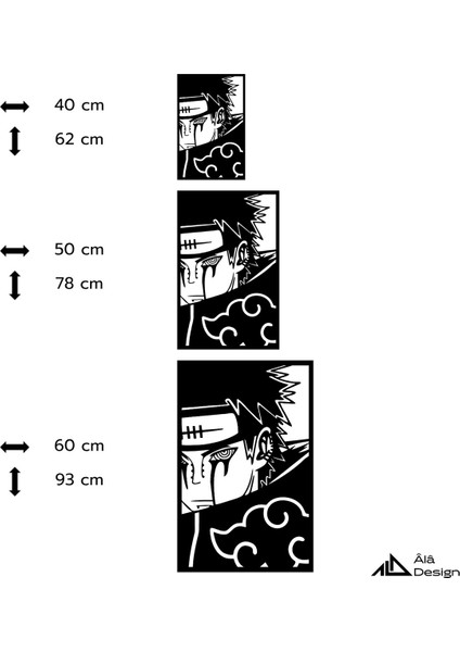 Akatsuki Naruto Temalı Ahşap Duvar Tablosu indirimleri