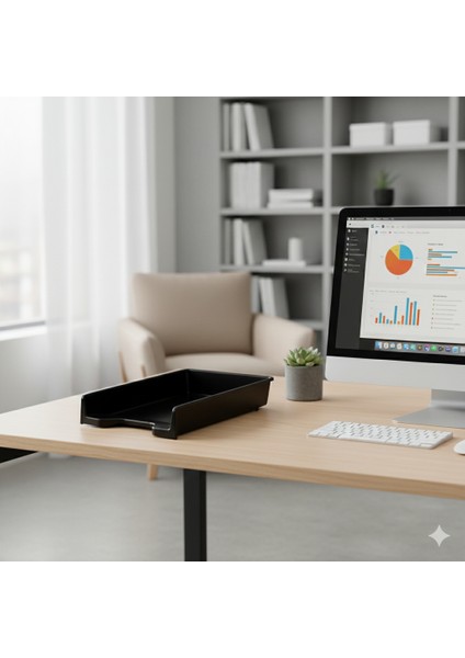 Plastik Evrak Rafı Tekli Siyah modelleri