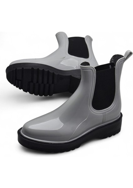 300-50 Ortopedik Taban Lastikli Günlük Kadın Bot Plastik Bot Su Geçirmez Kadın Bot modelleri