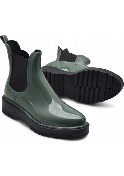 300-50 Ortopedik Taban Lastikli Günlük Kadın Bot Plastik Bot Su Geçirmez Kadın Bot modelleri