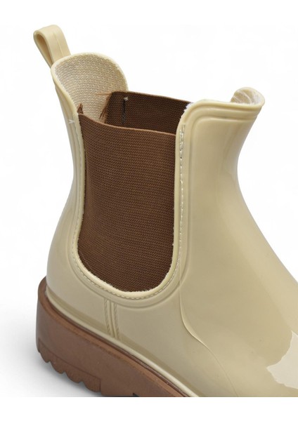 300-50 Ortopedik Taban Lastikli Günlük Kadın Bot Plastik Bot Su Geçirmez Kadın Bot indirimleri