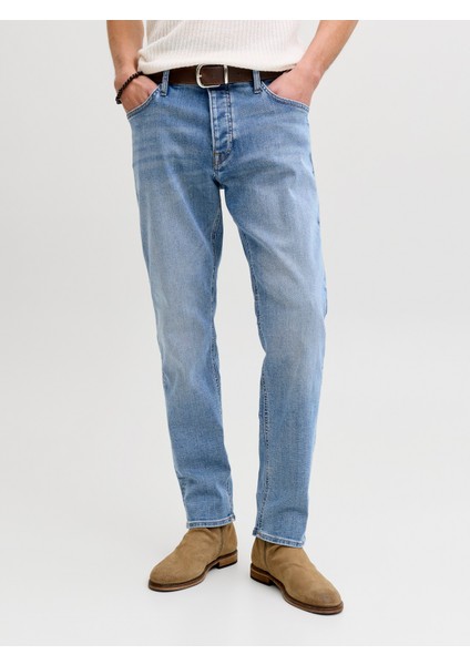 Jack Jones Extra Konfor Dar Paça Erkek Kot Pantolon 12289824 modelleri