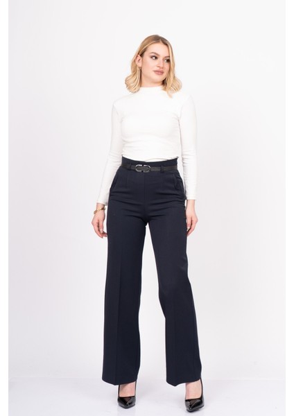 Addison Kemerli Kumaş Pantolon 30323