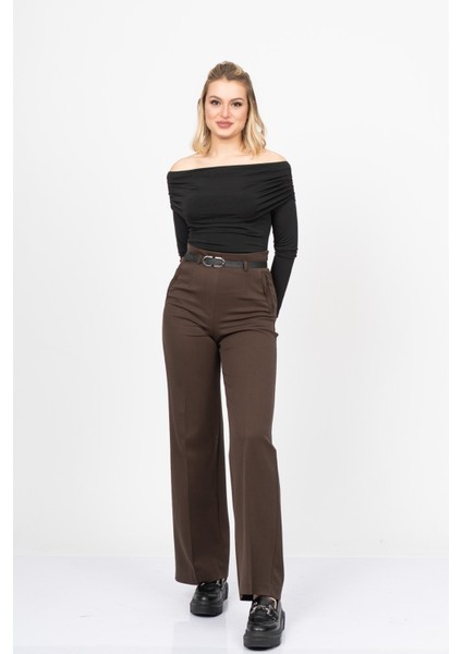 Addison Kemerli Kumaş Pantolon 30323