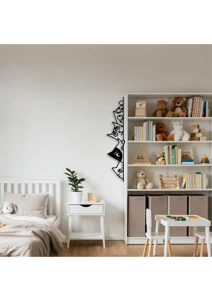 Kenar Kedileri Temalı Ahşap Duvar Tablosu modelleri