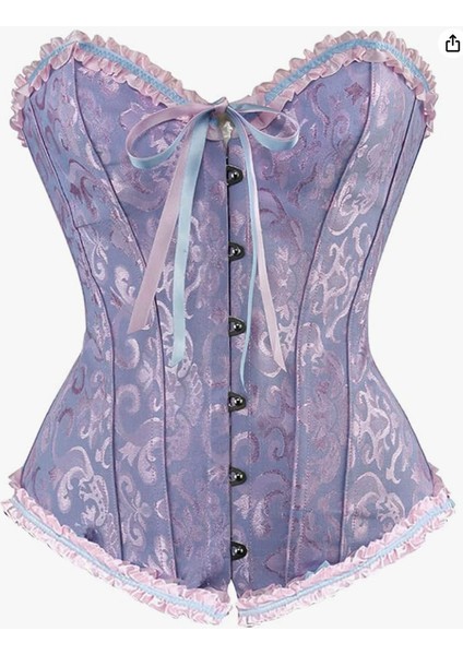 Princess Rapunzel Victorian Angel Strablez Ayarlanabilir Korse Büstiyer