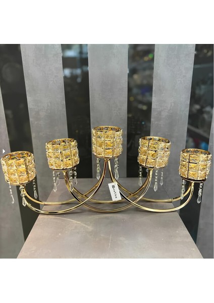 Yatay Şamdan Taşlı